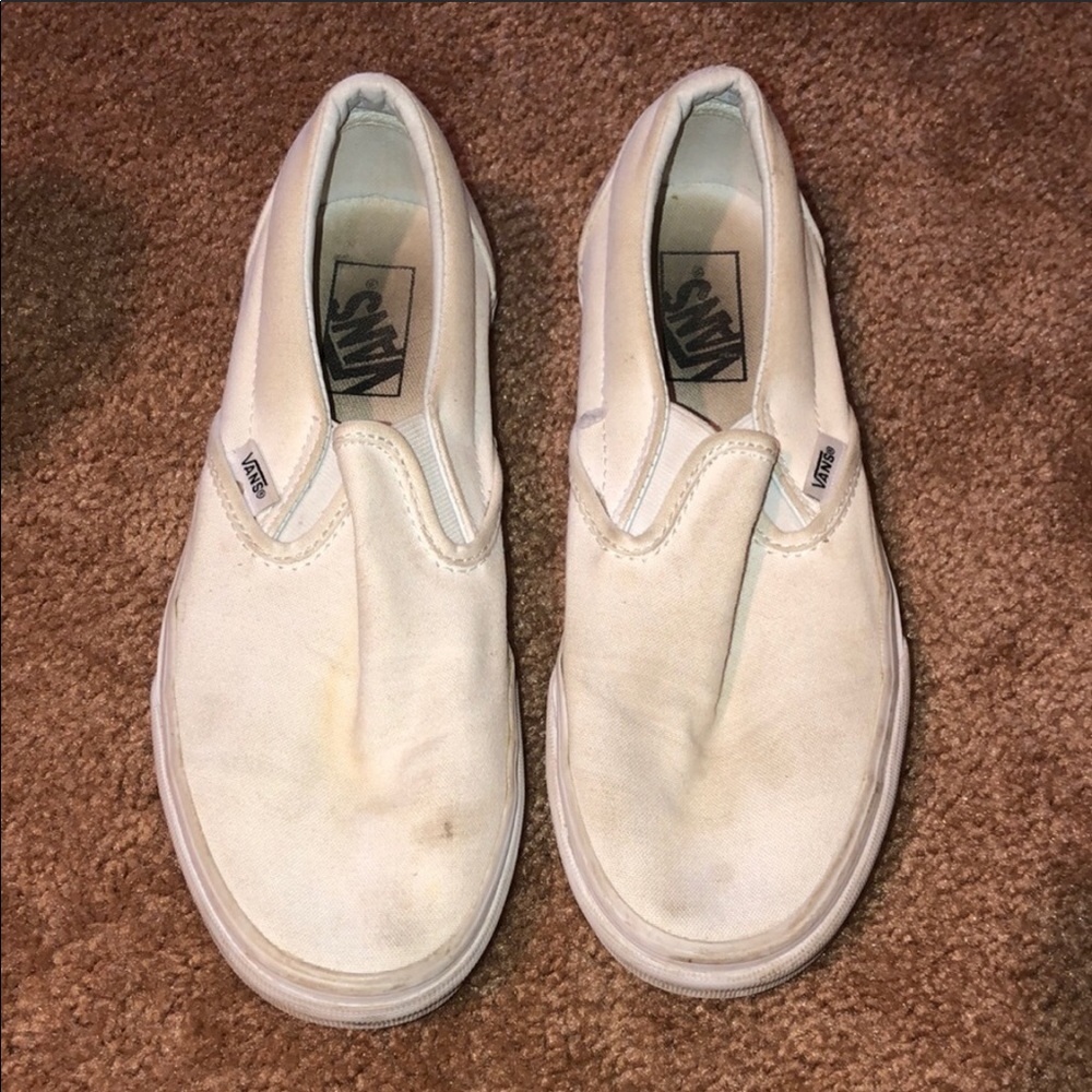 White vans size 8.